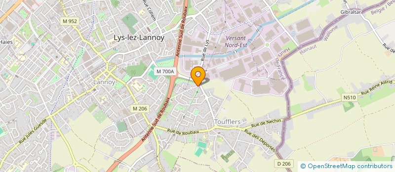 localisation de l'entreprise MONSIEUR ARNAUD VAN EECKHOUT  TOUFFLERS