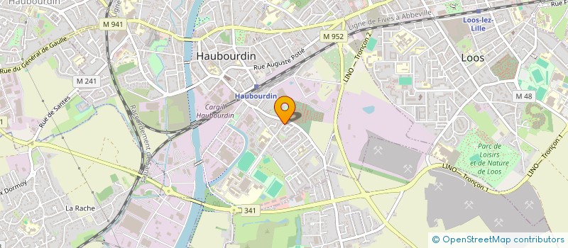 localisation de l'entreprise MONSIEUR ARNAUD VANDAELE à HAUBOURDIN