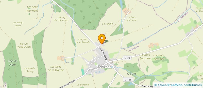 localisation de l'entreprise MONSIEUR ARNAUD VANDROTH  FRENICHES