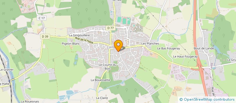 localisation de l'entreprise MONSIEUR ARNAUD VANHOUCKE  LAILLE