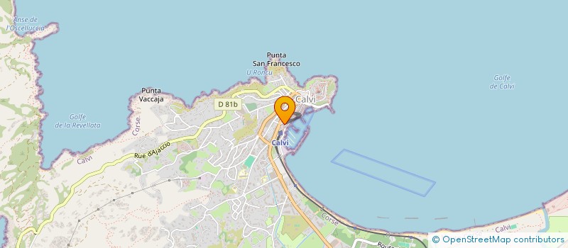 localisation de l'entreprise MONSIEUR ARNAUD VANLANDE à CALVI
