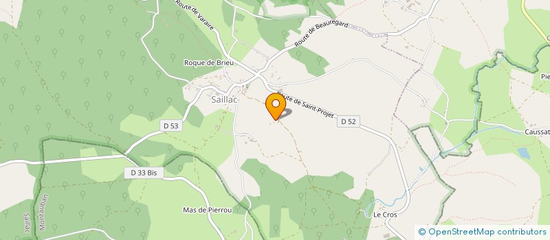 localisation de l'entreprise MONSIEUR ARNAUD VANNIER à SAILLAC