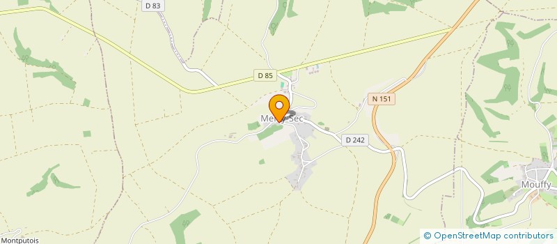 localisation de l'entreprise MONSIEUR ARNAUD VARLET  MERRY-SEC