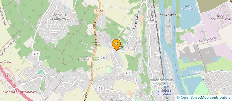 localisation de l'entreprise MONSIEUR ARNAUD VASQUEZ  VILLENNES-SUR-SEINE