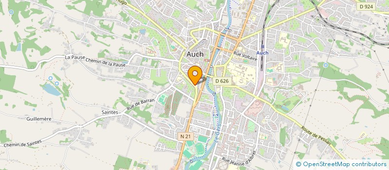 localisation de l'entreprise MONSIEUR ARNAUD VASSELIN à AUCH