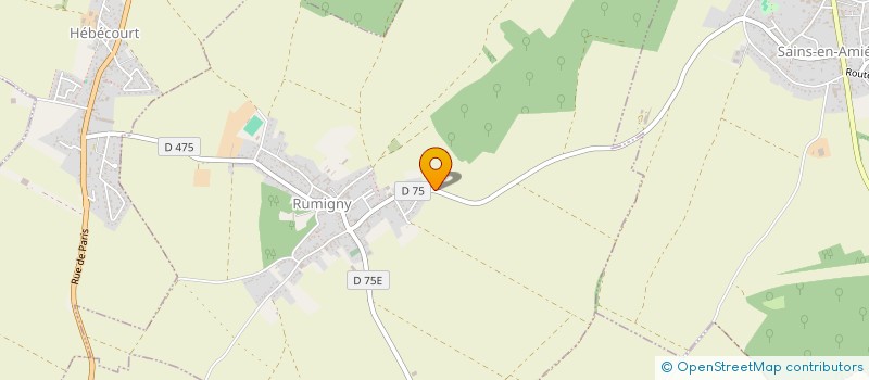 localisation de l'entreprise MONSIEUR ARNAUD VASSEUR  RUMIGNY