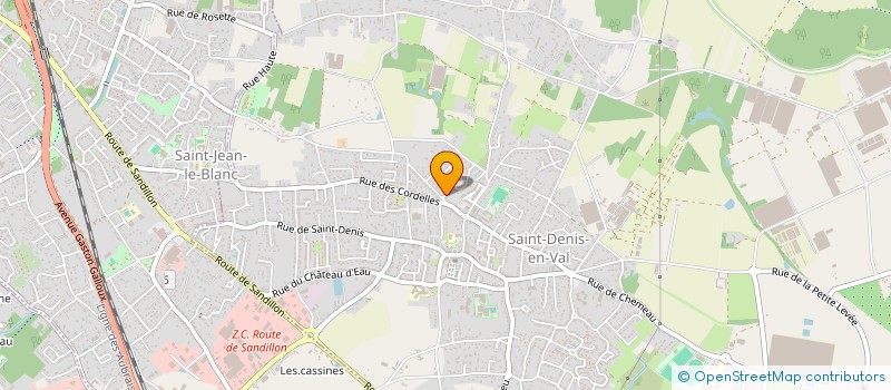 localisation de l'entreprise MONSIEUR ARNAUD VAVASSEUR à SAINT-DENIS-EN-VAL