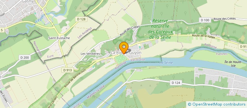 localisation de l'entreprise MONSIEUR ARNAUD VEAUDEQUIN  LA ROCHE-GUYON