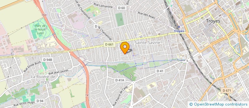 localisation de l'entreprise MONSIEUR ARNAUD VELUT  SAINTE-SAVINE