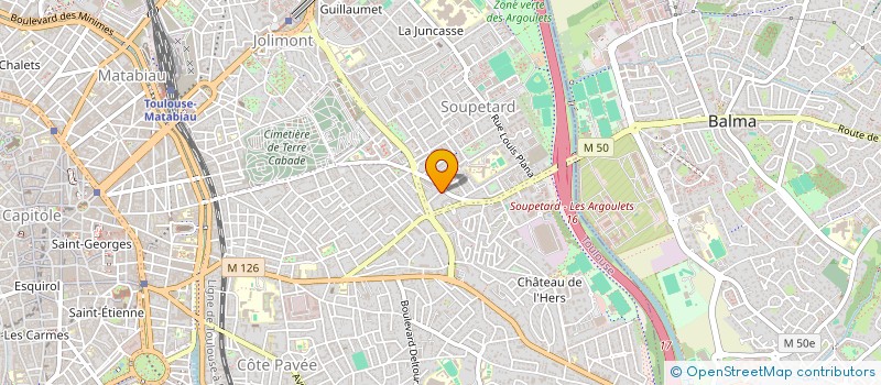 localisation de l'entreprise MONSIEUR ARNAUD VERGEZ  TOULOUSE