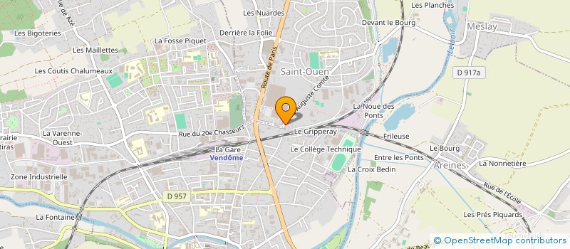 localisation de l'entreprise MONSIEUR ARNAUD VERIN à SAINT-OUEN
