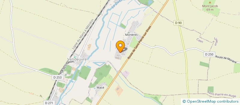 localisation de l'entreprise MONSIEUR ARNAUD VERMES  BERNIERES D'AILLY