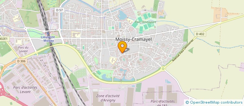 localisation de l'entreprise MONSIEUR ARNAUD VERNEIL à MOISSY-CRAMAYEL