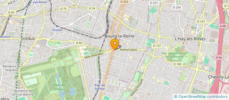 localisation de l'entreprise MONSIEUR ARNAUD VERRIERE à BOURG-LA-REINE