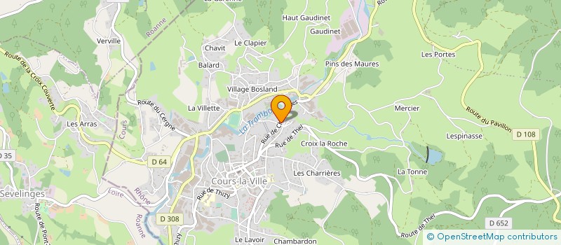 localisation de l'entreprise MONSIEUR ARNAUD VERRIERE à COURS