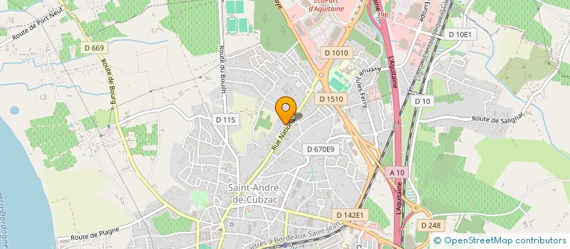 localisation de l'entreprise MONSIEUR ARNAUD VERSIGNY  SAINT-ANDRE-DE-CUBZAC