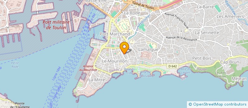 localisation de l'entreprise MONSIEUR ARNAUD VIALLA  TOULON