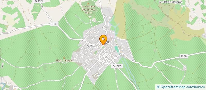 localisation de l'entreprise MONSIEUR ARNAUD VIDAL  CAUX