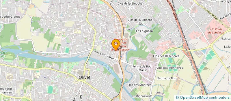 localisation de l'entreprise MONSIEUR ARNAUD VIEN à OLIVET