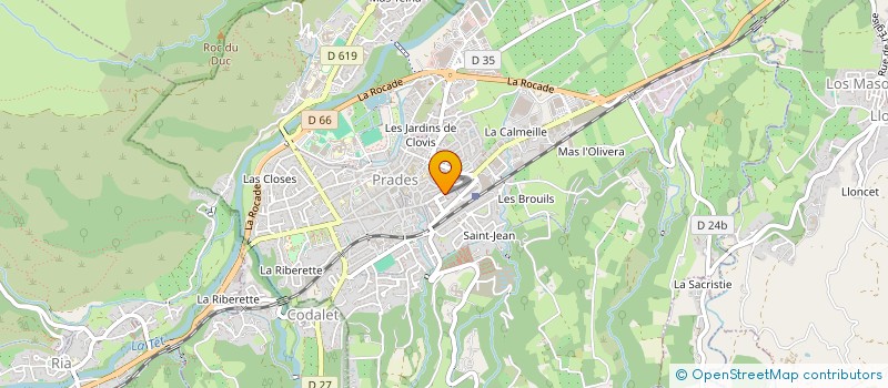 localisation de l'entreprise MONSIEUR ARNAUD VIGEANT à PRADES