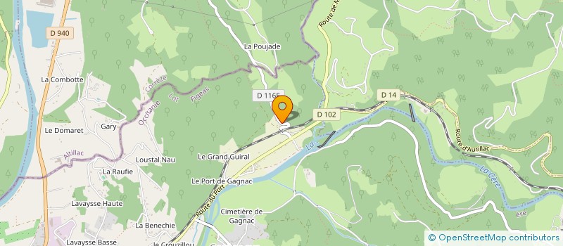 localisation de l'entreprise MONSIEUR ARNAUD VIGIER  LOUBRESSAC