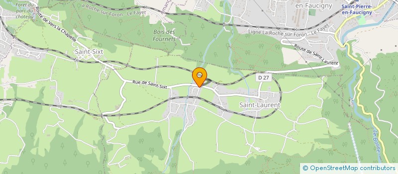 localisation de l'entreprise MONSIEUR ARNAUD VILLARET  SAINT-LAURENT