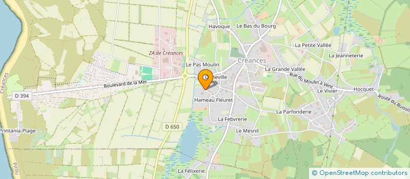 localisation de l'entreprise MONSIEUR ARNAUD VILLEDIEU  CREANCES