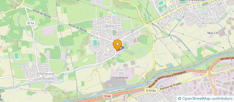 localisation de l'entreprise MONSIEUR ARNAUD VILLEFRANQUE  BAHO