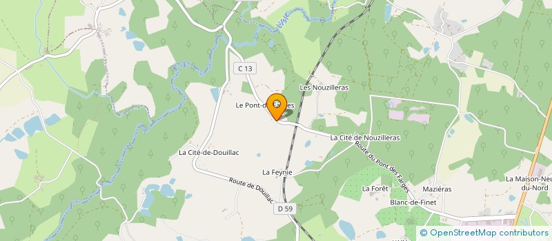 localisation de l'entreprise MONSIEUR ARNAUD VINCENT à ST YRIEIX LA PERCHE