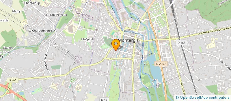 localisation de l'entreprise MONSIEUR ARNAUD VINCENT à MONTARGIS