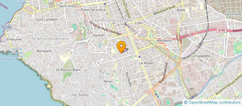 localisation de l'entreprise MONSIEUR ARNAUD VINCENT  MARSEILLE