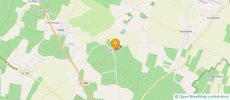 localisation de l'entreprise MONSIEUR ARNAUD VINOT  TERRANJOU