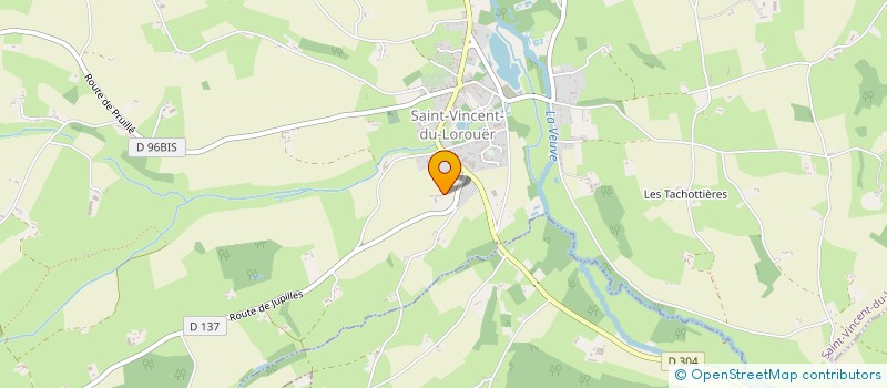 localisation de l'entreprise MONSIEUR ARNAUD VIRLOUVET  SAINT PIERRE DU LOROUER