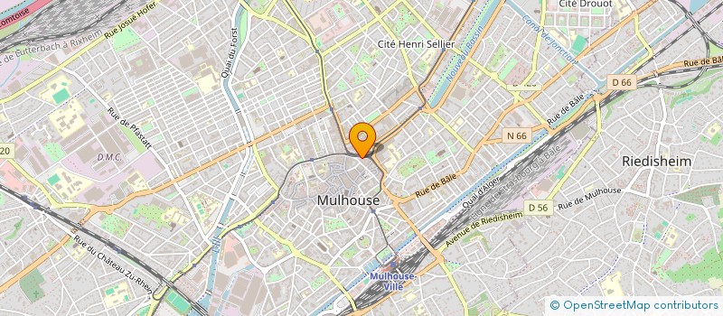 localisation de l'entreprise MONSIEUR ARNAUD VISANI  MULHOUSE