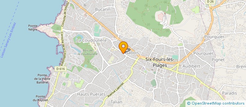 localisation de l'entreprise MONSIEUR ARNAUD VIT BERTALAN à SIX-FOURS-LES-PLAGES