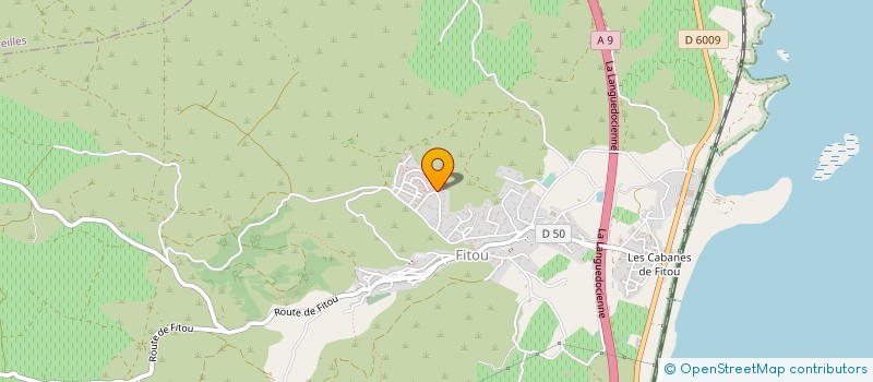 localisation de l'entreprise MONSIEUR ARNAUD VIVANCOS  FITOU