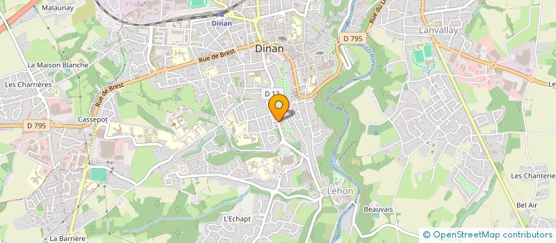 localisation de l'entreprise MONSIEUR ARNAUD VIVIER à DINAN
