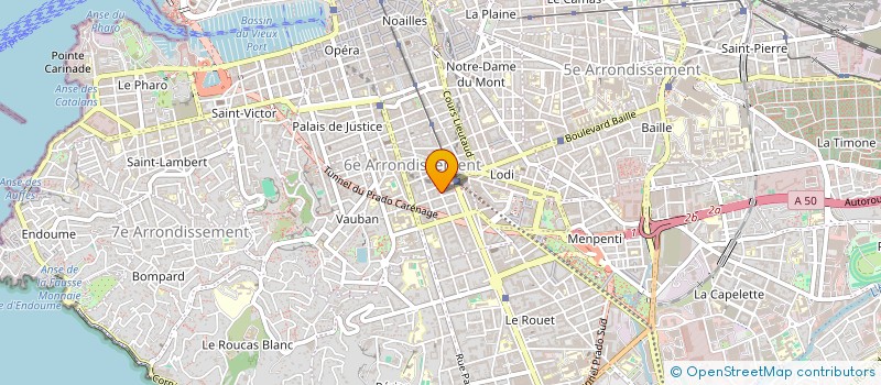 localisation de l'entreprise MONSIEUR ARNAUD VOIVENEL à MARSEILLE