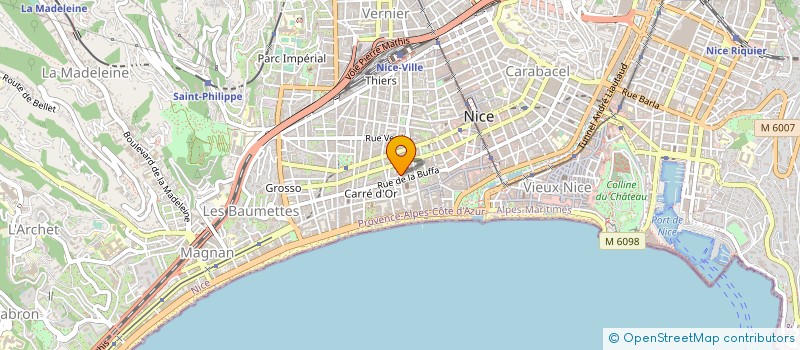 localisation de l'entreprise MONSIEUR ARNAUD VUADELLE à NICE