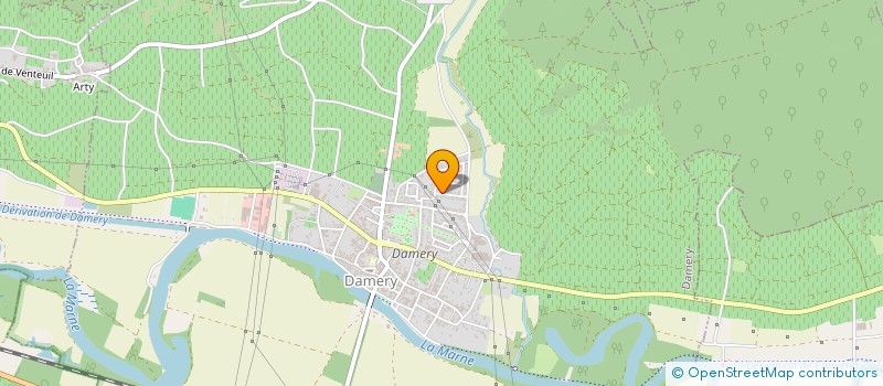 localisation de l'entreprise MONSIEUR ARNAUD WALLETON  DAMERY