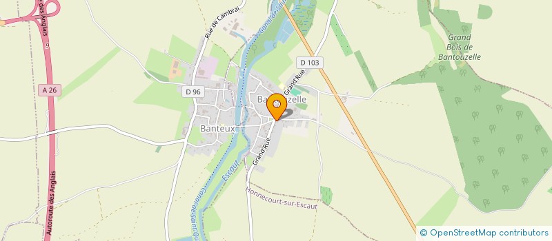 localisation de l'entreprise MONSIEUR ARNAUD WALLON à BANTOUZELLE
