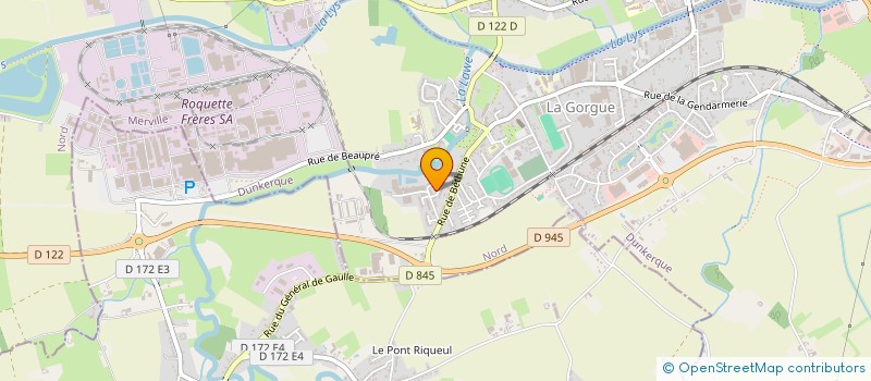 localisation de l'entreprise MONSIEUR ARNAUD WARDAVOIR  LA GORGUE