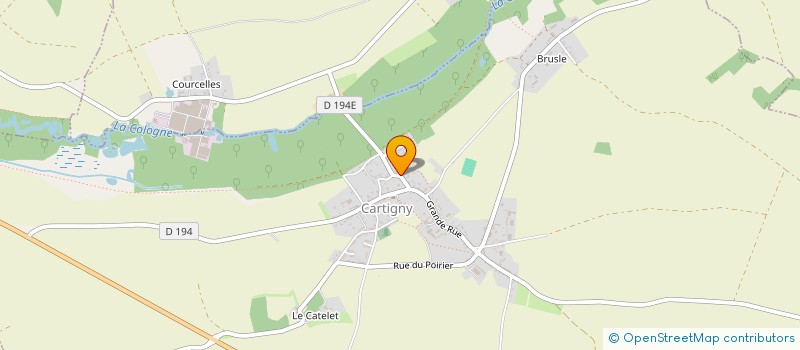 localisation de l'entreprise MONSIEUR ARNAUD WAROT  CARTIGNY