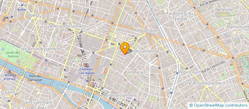 localisation de l'entreprise MONSIEUR ARNAUD WEBER  PARIS