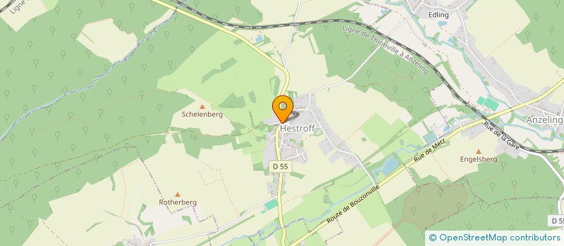 localisation de l'entreprise MONSIEUR ARNAUD WEBER  HESTROFF