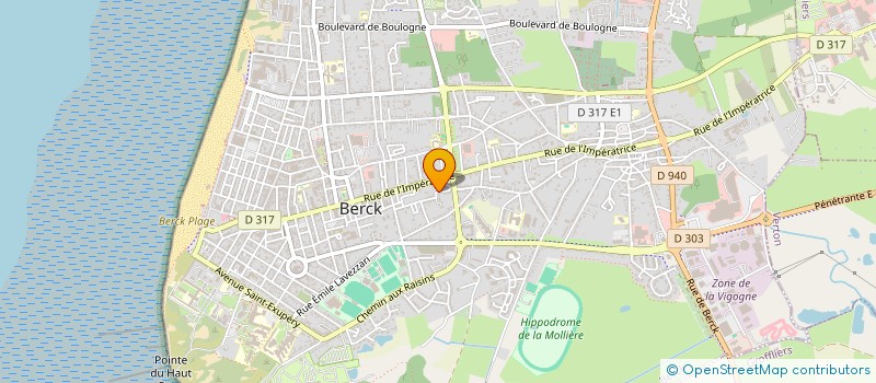 localisation de l'entreprise MONSIEUR ARNAUD WEIBEL  BERCK