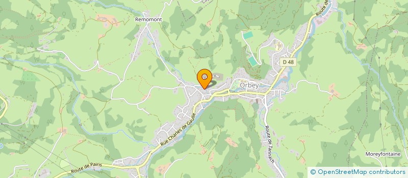 localisation de l'entreprise MONSIEUR ARNAUD WETTERER  ORBEY