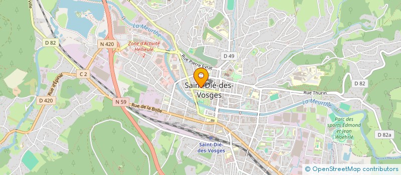 localisation de l'entreprise MONSIEUR ARNAUD WILLMANN à SAINT-DIE-DES-VOSGES