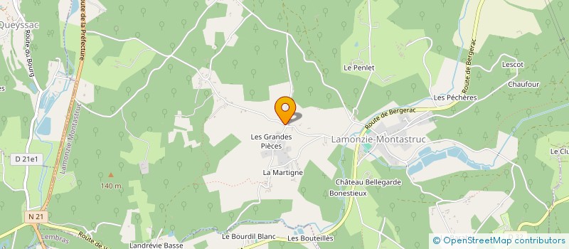 localisation de l'entreprise MONSIEUR ARNAUD WOLF à LAMONZIE-MONTASTRUC