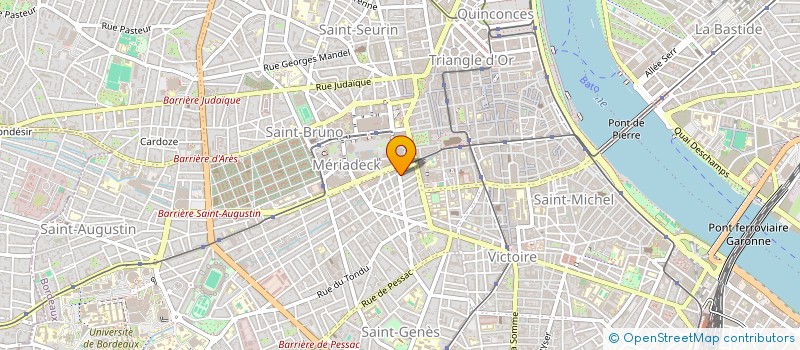 localisation de l'entreprise MONSIEUR ARNAUD WORBE  BORDEAUX